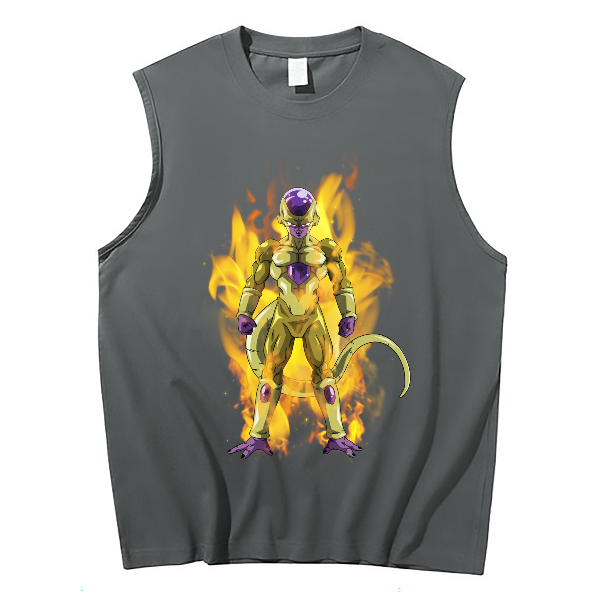 （画像用） ドラゴンボール フリーザ DRAGON BALL Frieza コットン100％タンクトップ（フロントプリント）